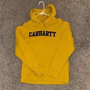 Carhartt Men's Mustard Hoodie Sweater